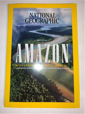 National Geographic October 2024 Amazon Special Issue Magazine One Size Yellow